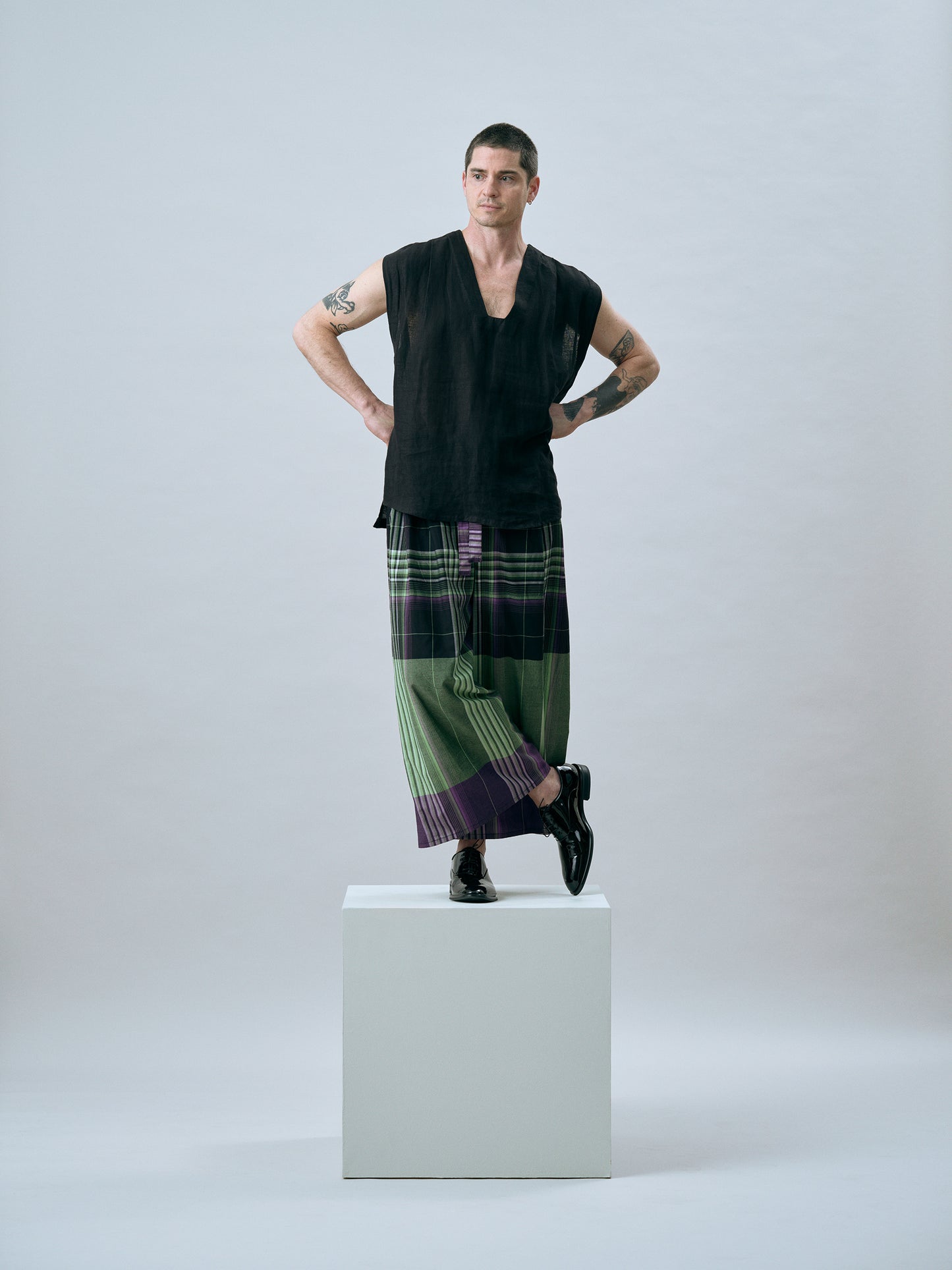 Tromp l’oeil Sarong Trousers